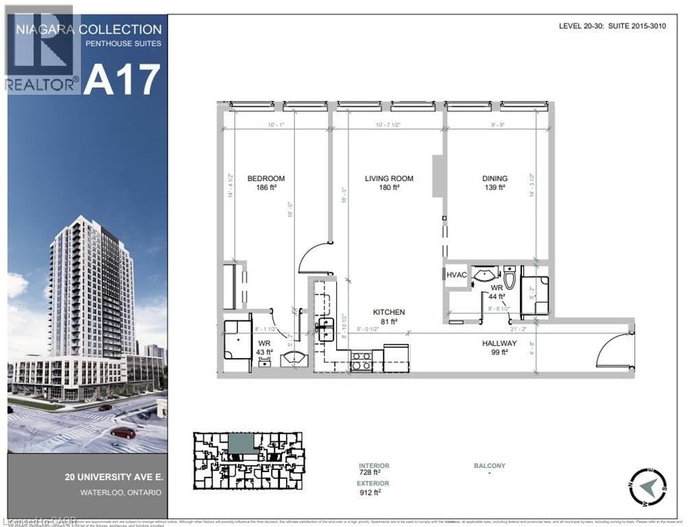 20 UNIVERSITY Avenue East Unit 3010