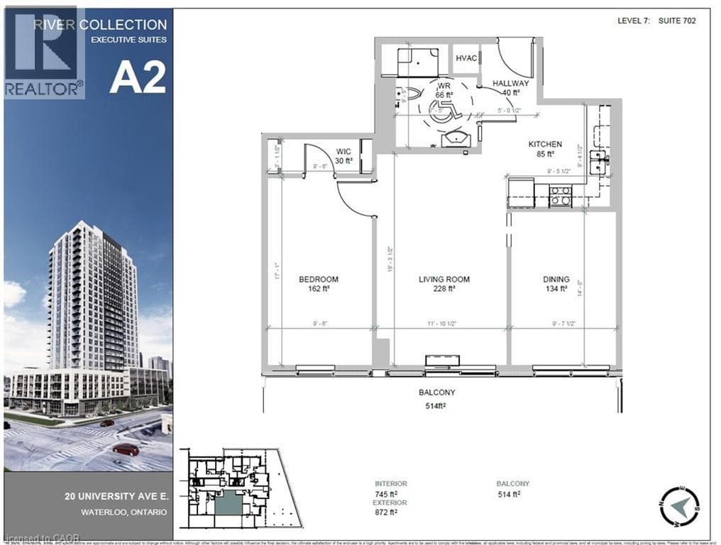 20 UNIVERSITY Avenue East Unit 702