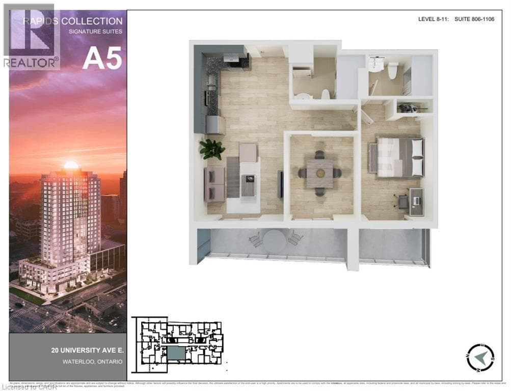 20 UNIVERSITY Avenue East Unit 1106